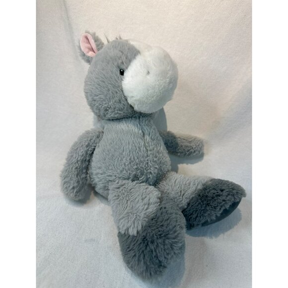 Animal Adventure Plush Gray Donkey Stuffed Animal Toy 12” Soft Floppy 2020 - Picture 2 of 6